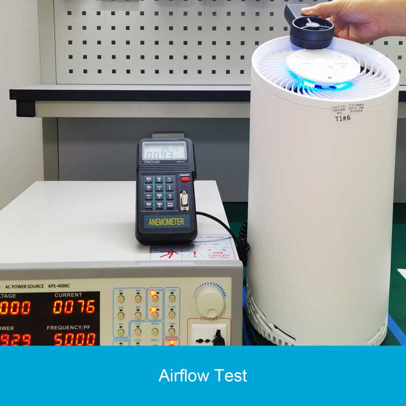 Trumkey Air Purifier Airflow Test