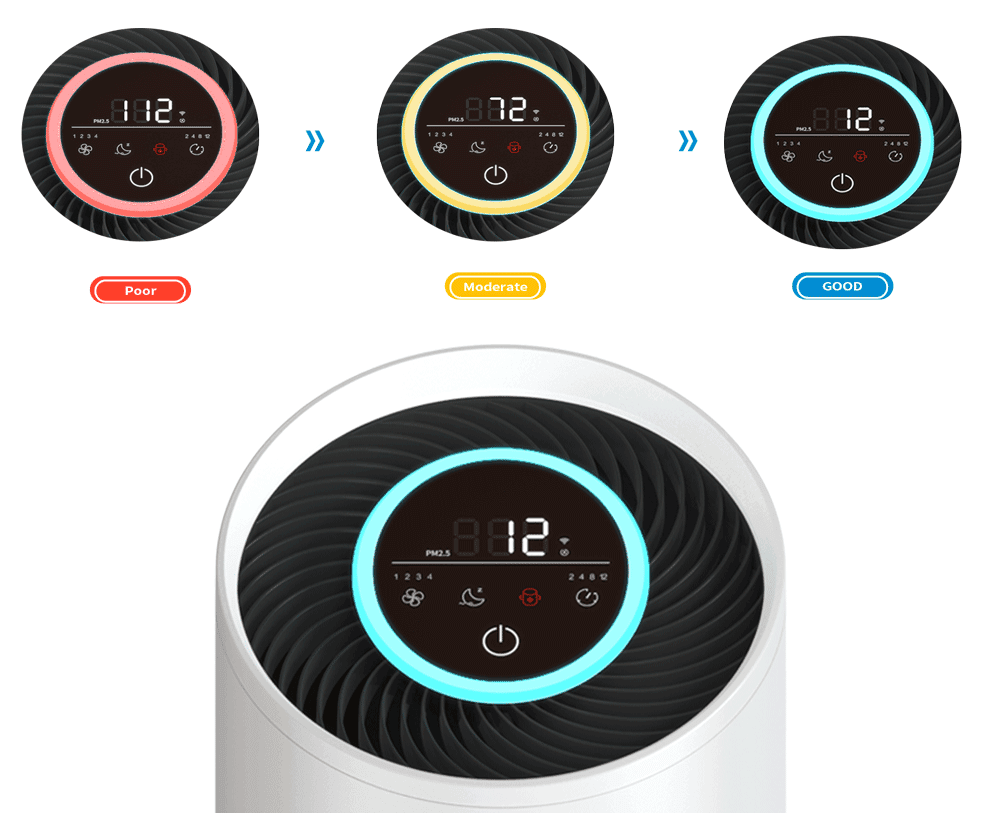 Trumkey-Technology-G400-Air-Purifier-Control-Panel